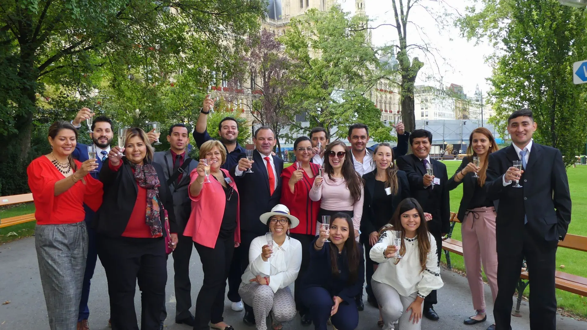 Delegación de Pro-Latam en Viena